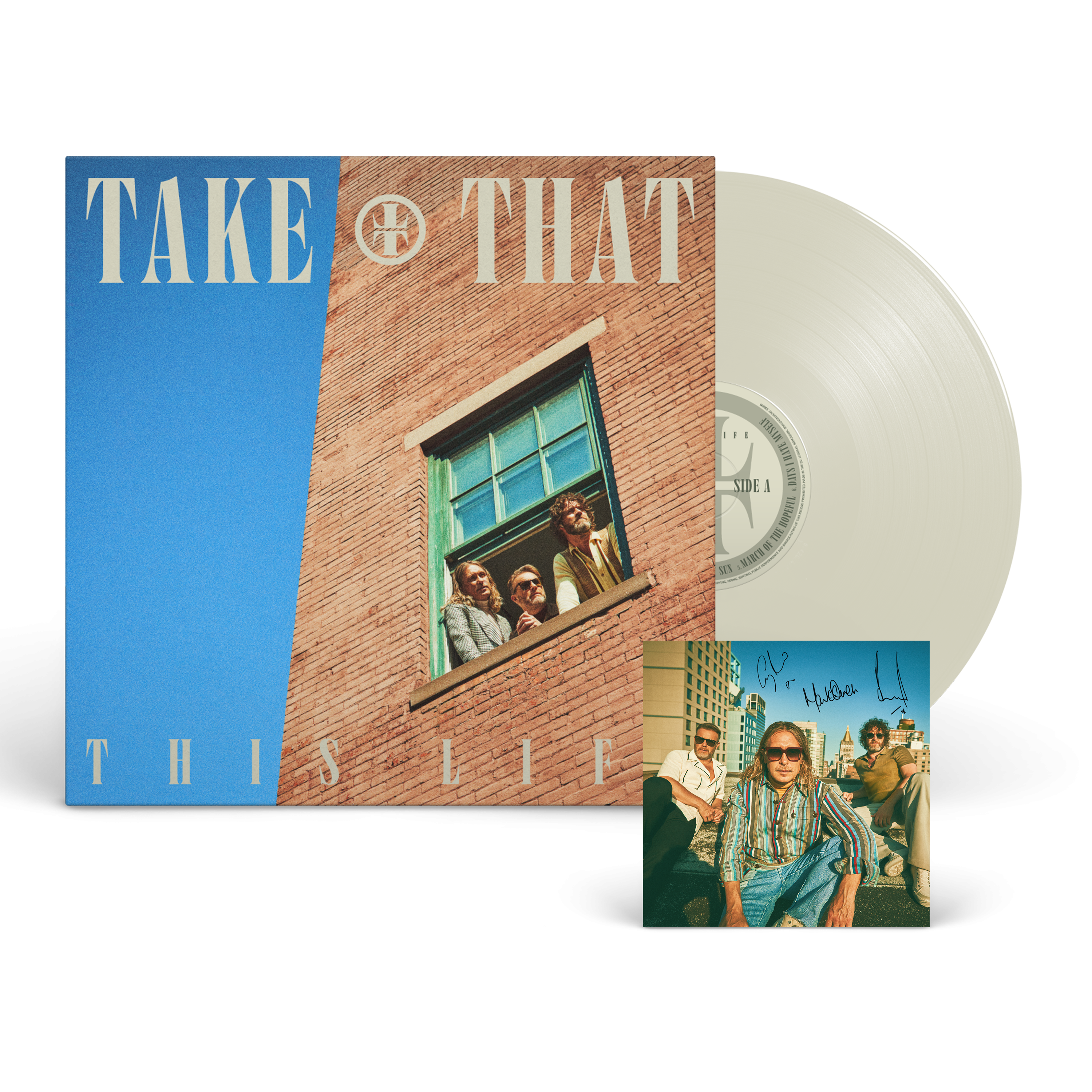 Take That This Life Cream Vinyl [Store Exclusive] + Signed Card 328064